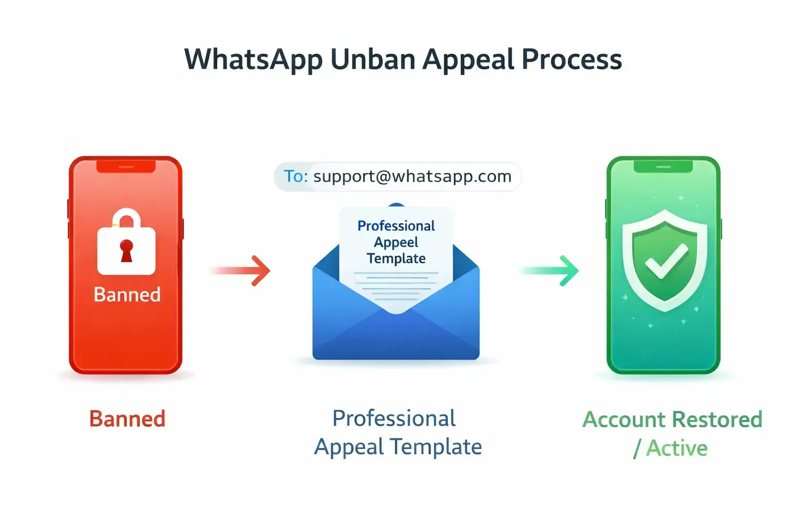 Proses banding buka blokir WhatsApp - Dari diblokir hingga dipulihkan melalui template profesional